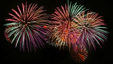 Feu d'artifice et concert